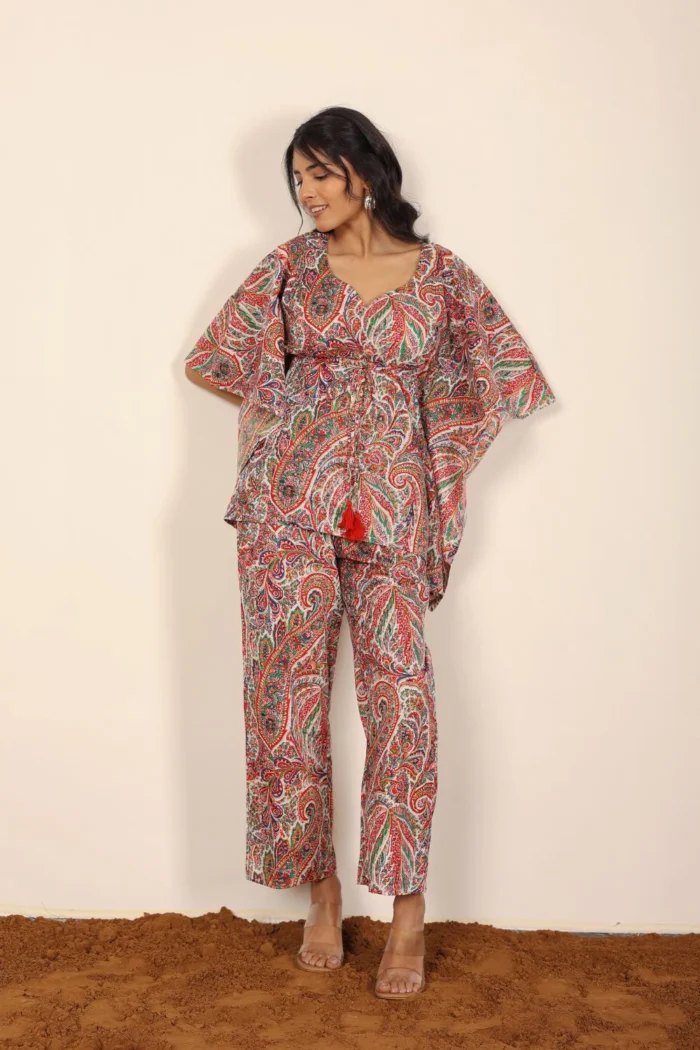 Geometric Cotton Co-ord Set