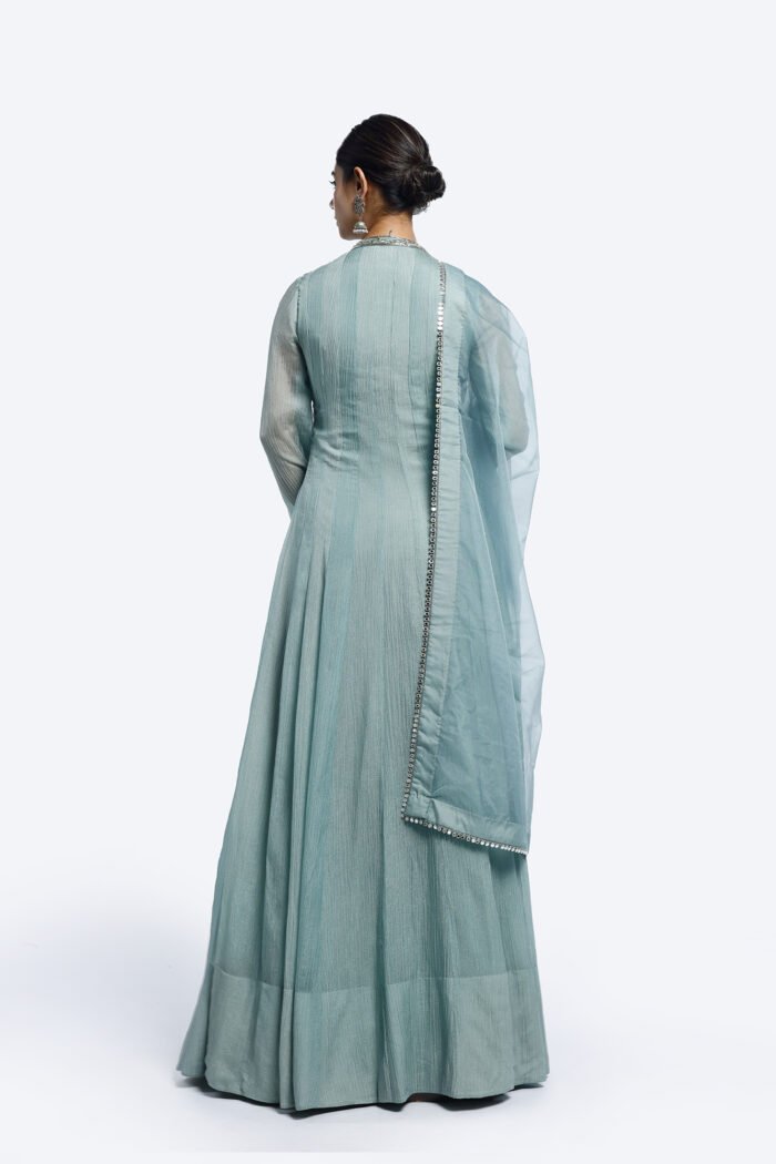 Sky Organza Suit Set