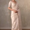 Cream Tissue Silk Saree
