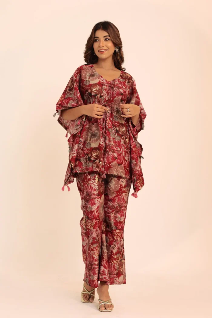 Printed Western Two Piece