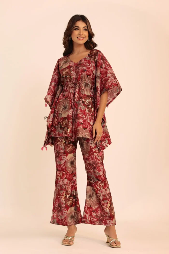 Printed Western Two Piece
