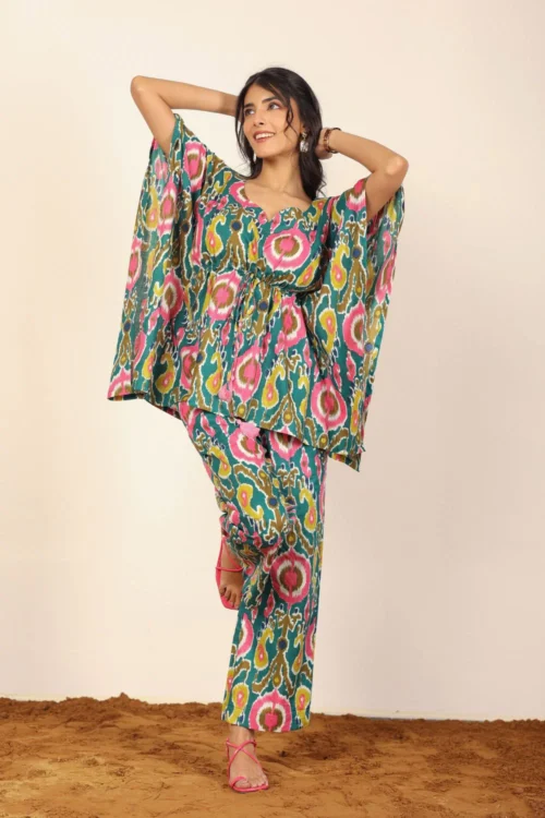 Printed Indo Western Coord Set