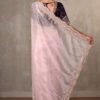 Lavender Organza Saree