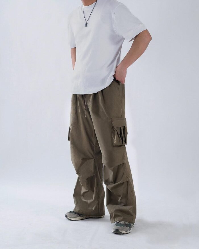 Men Off Duty Detail Flap Pocket Cargo Pant