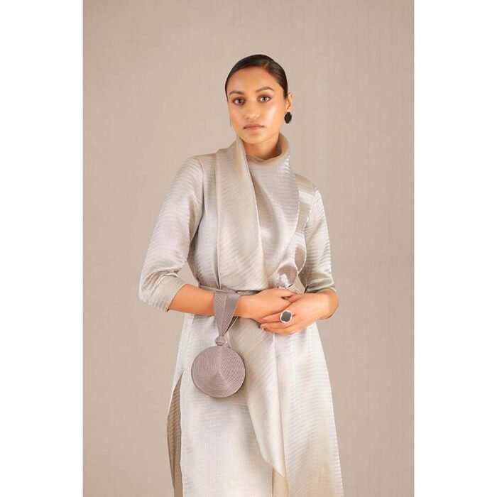 Hello Hi Reeza Clutch Silver