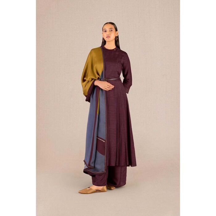 Hello Hi Saimah Printed Kurta with Palazzo and Dupatta (Set of 3)