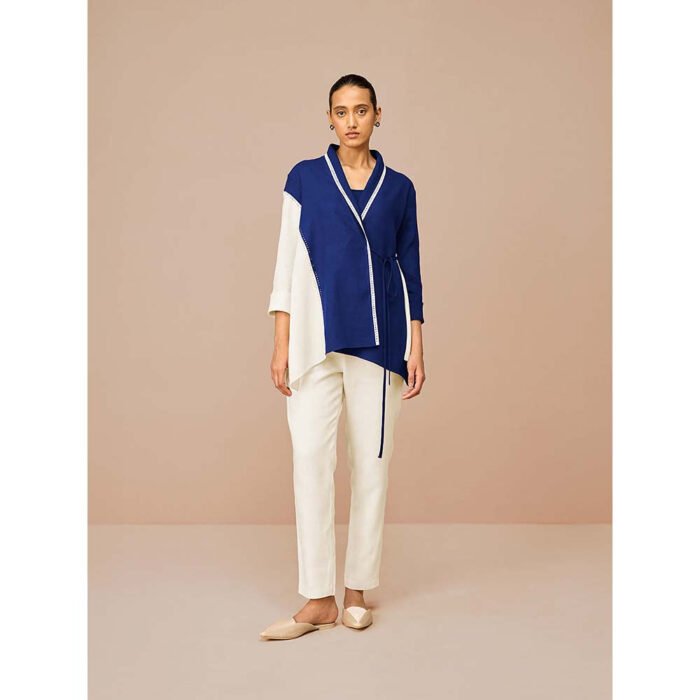 Hello Hi Blue Beia Colorblock Co-Ord (Set of 3)