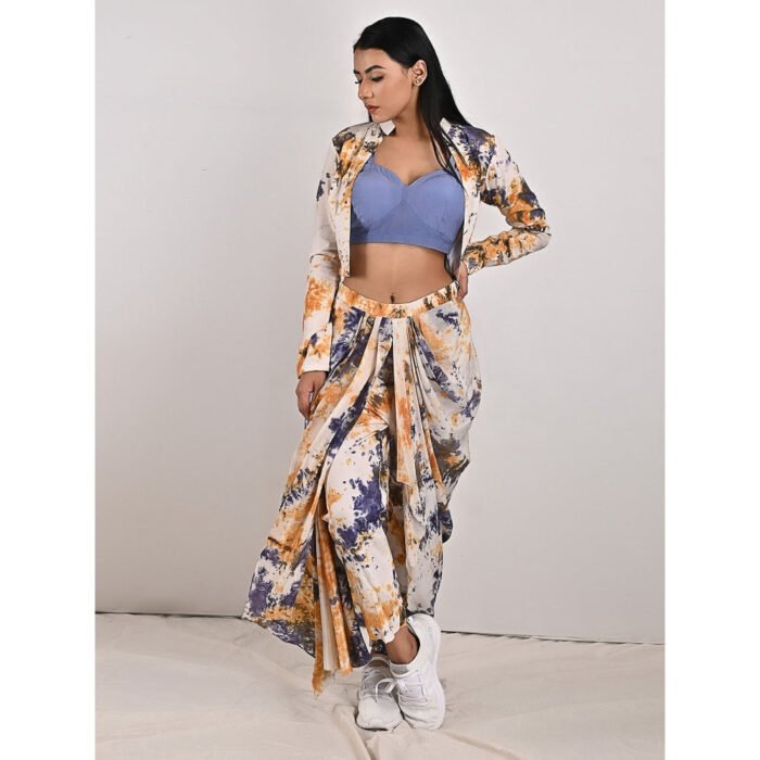 Hello Hi Jemina Mustard & Blue Jacket (Set of 3)