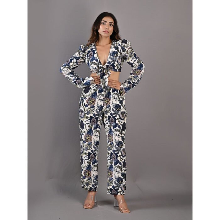 Hello Hi Freesia Multi & Off White Co-Ord (Set of 2)