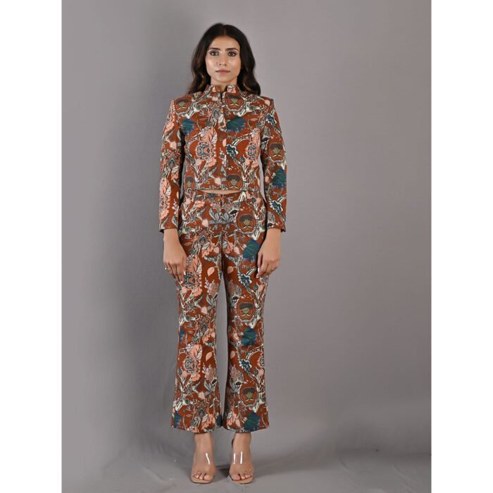 Hello Hi Maryam Multi & Maroon Jacket (Set of 2)