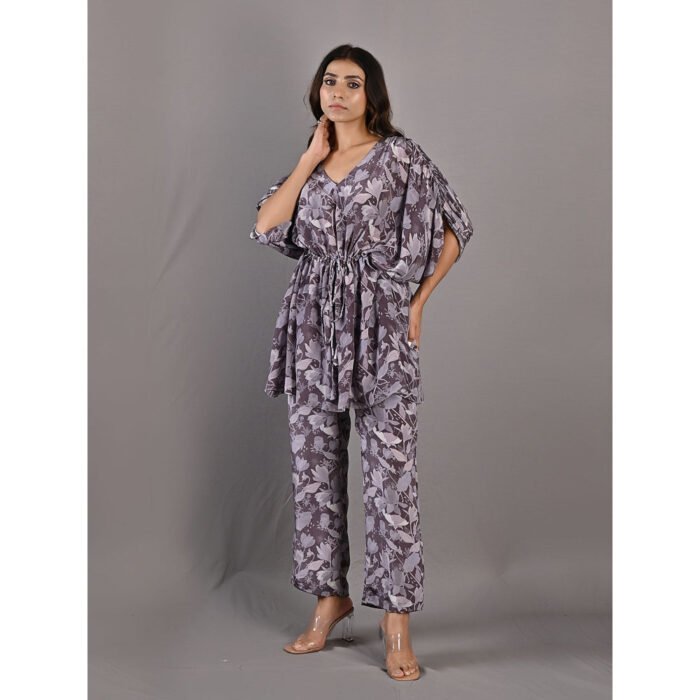 Hello Hi Zinnia Purple & Mauve Co-Ord (Set of 2)