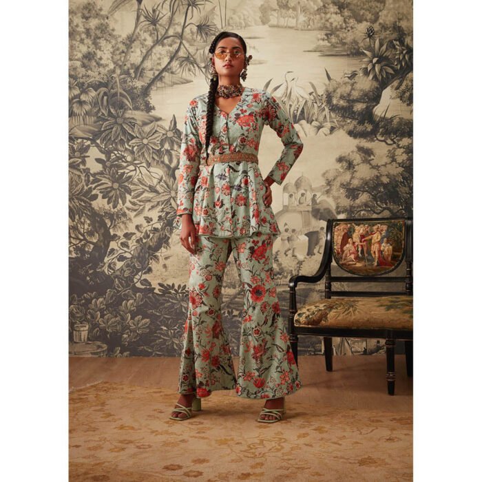 Hello Hi Green Cynthia Co Ord (Set of 3)