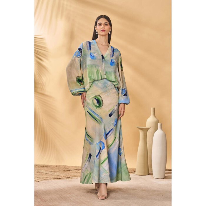 Hello Hi Multicolour Whirl Wind Trumpet Coord (Set of 2)