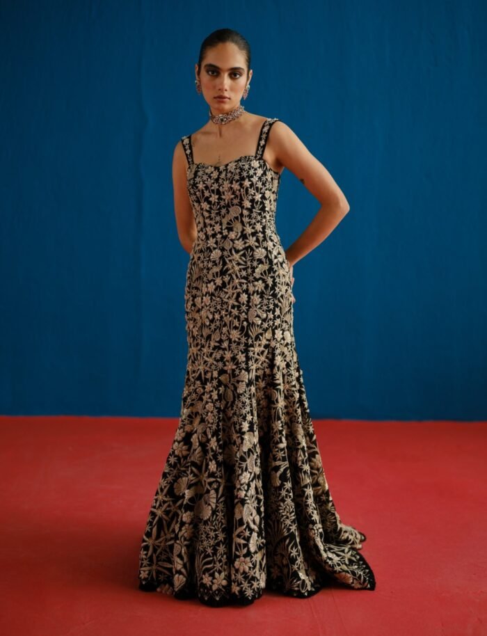Evelyn black gown