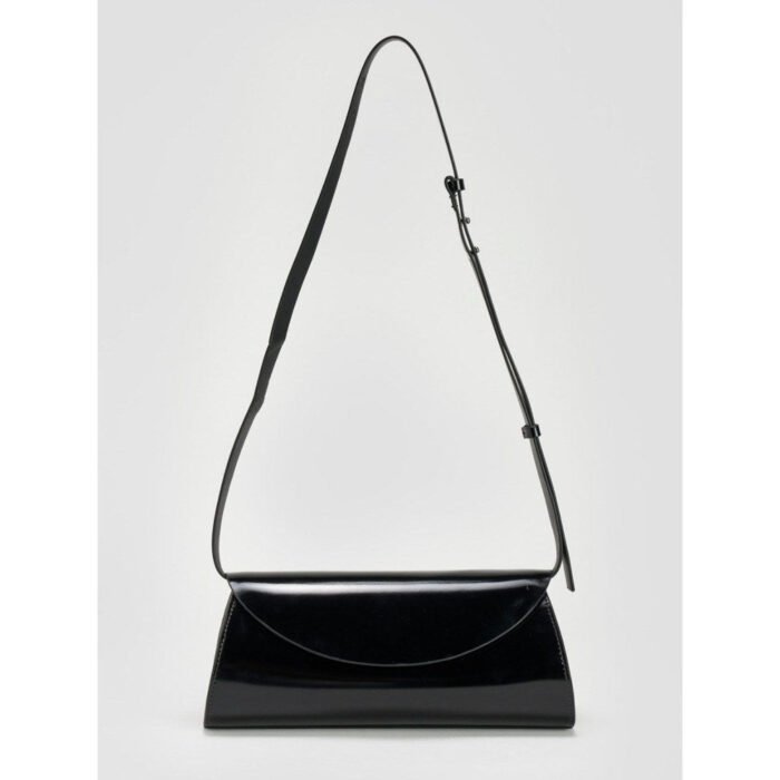 Hello Hi Darcy Solid/Plain Black Shoulder Bag with Detachable Strap