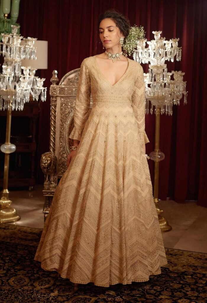 Chandan gold gown