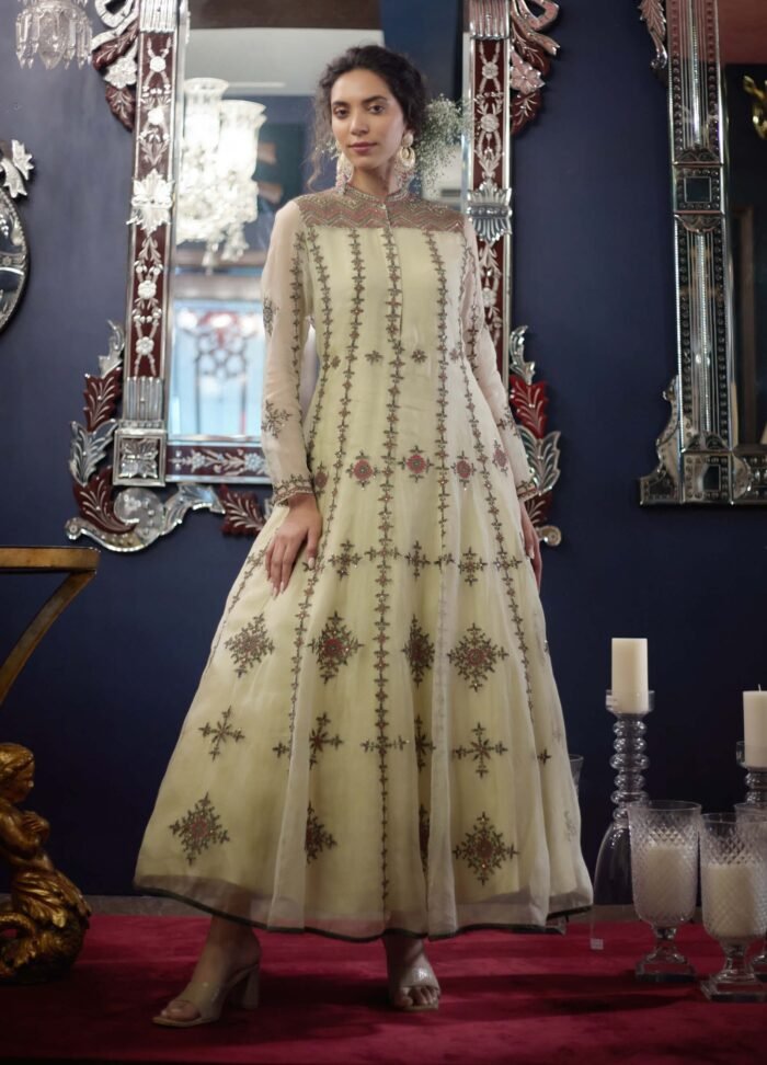 Durit sage green gown