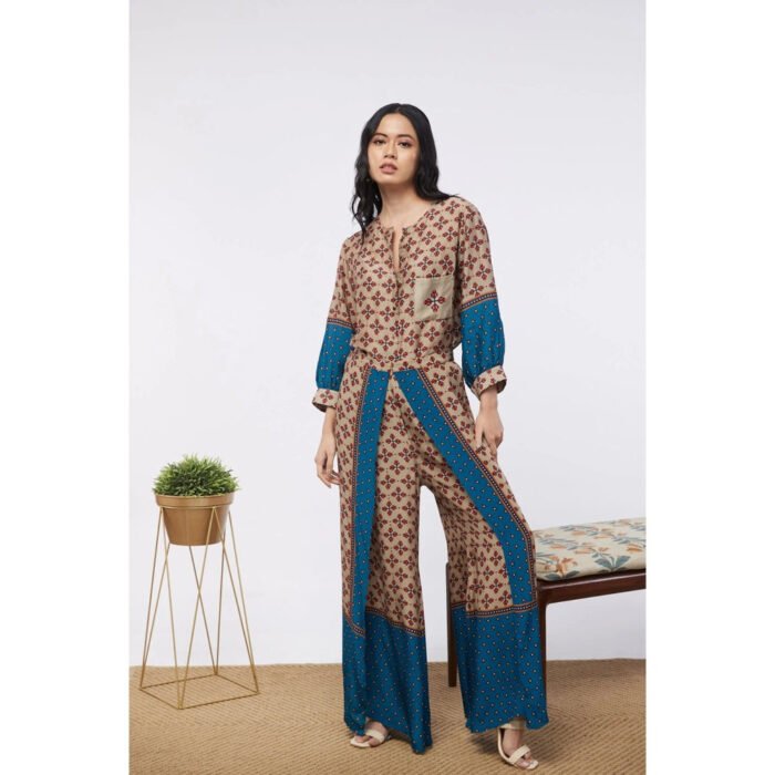 Hello Hi Multi Elements Printed Co-Ord (Set of 2)