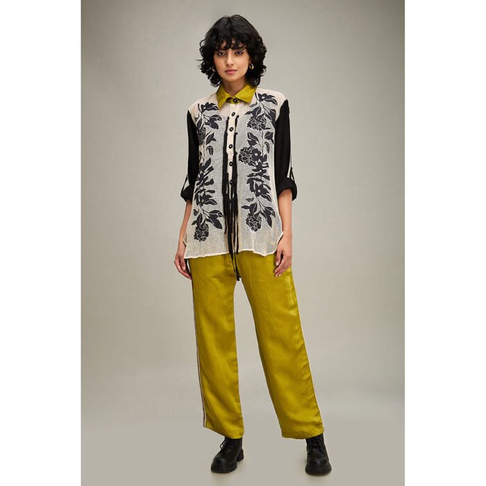 Hello Hi Zinnia Applique Co-Ord (Set of 3)