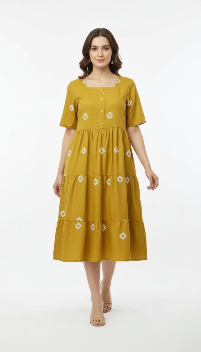 Women's Anarkali Rayon Printed Gown
