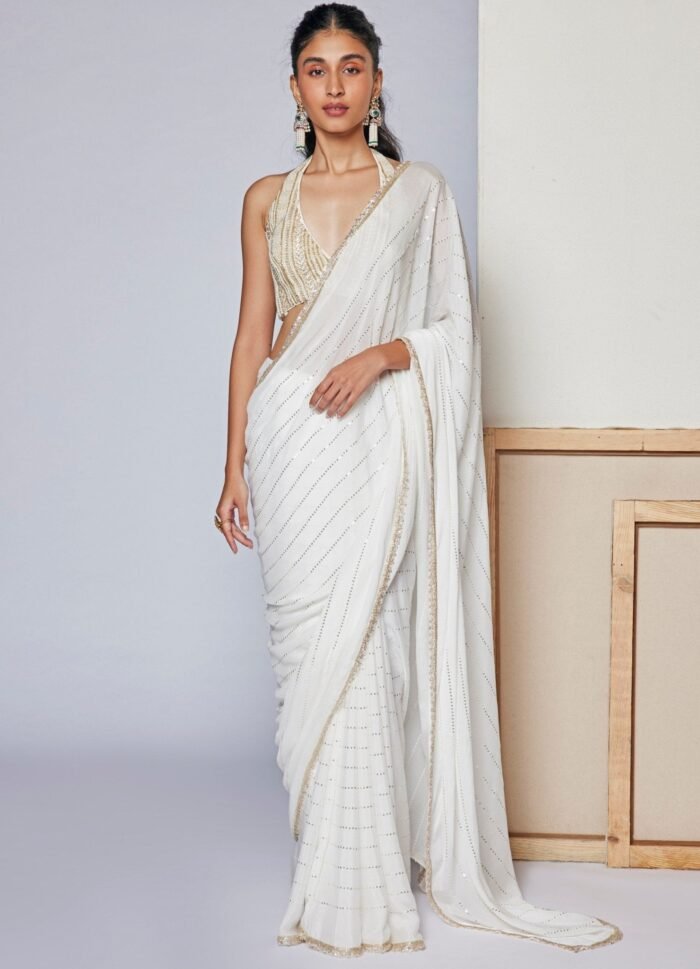 White Ivy Saree