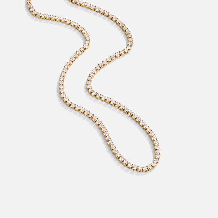 Cordelia Gold Crystal Necklace
